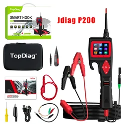 Jdiag P200 SMART HOOK Power Probe Car Circuit Analyzer Tester Digital Diagnostic Tool Electrical System Detector Multimeter