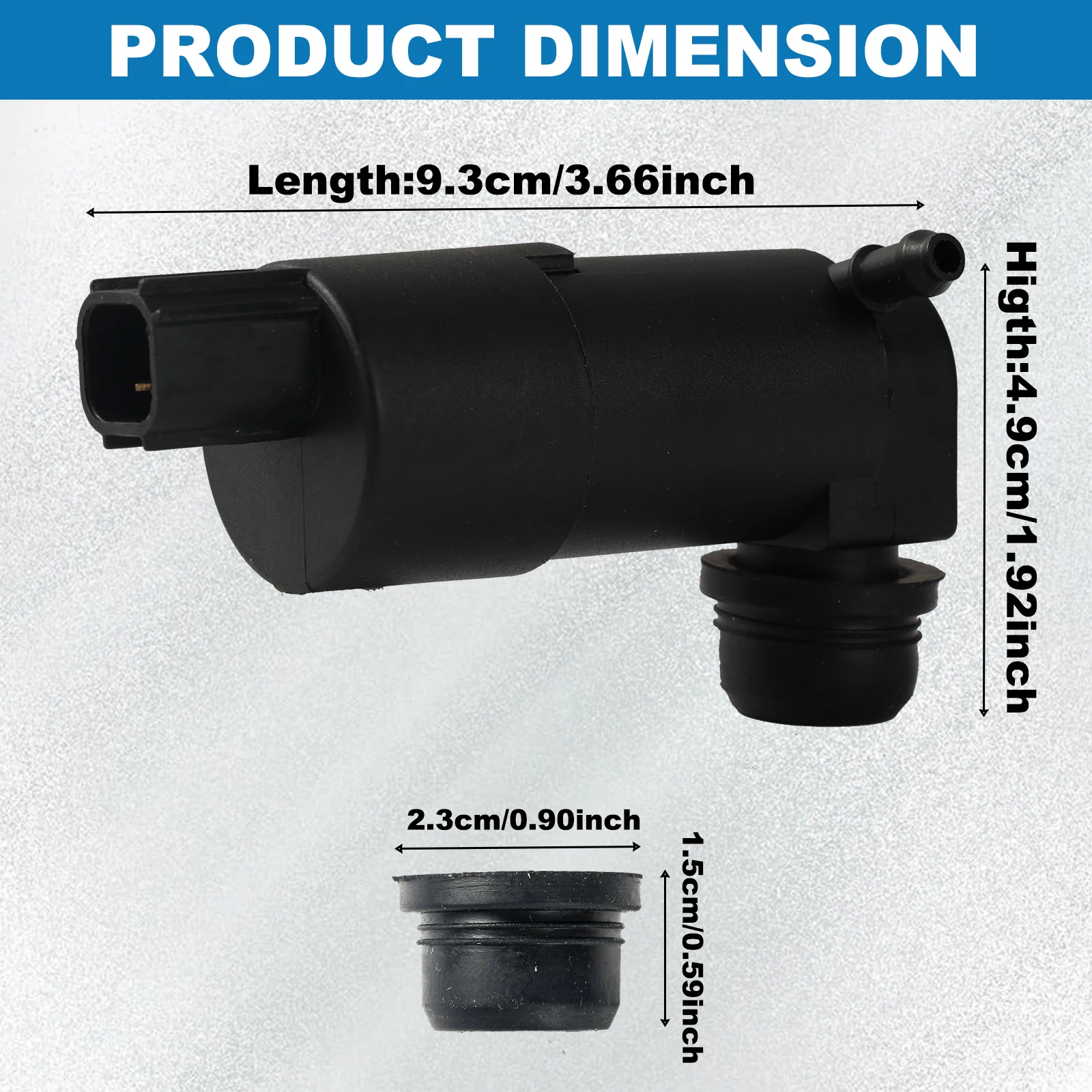 

1708254 BV6117K624AA Насос омывателя лобового стекла для FORD TRANSIT CUSTOM 1,0 2,0D 2,2D 2015 2016 2017 2018 2019 2020-2024