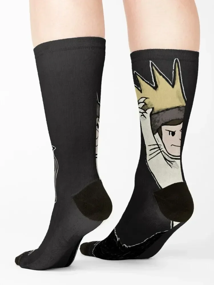 Where the Wild Things Are Max Socks valentine gift ideas Men's hiphop with print Boy Socks Women's