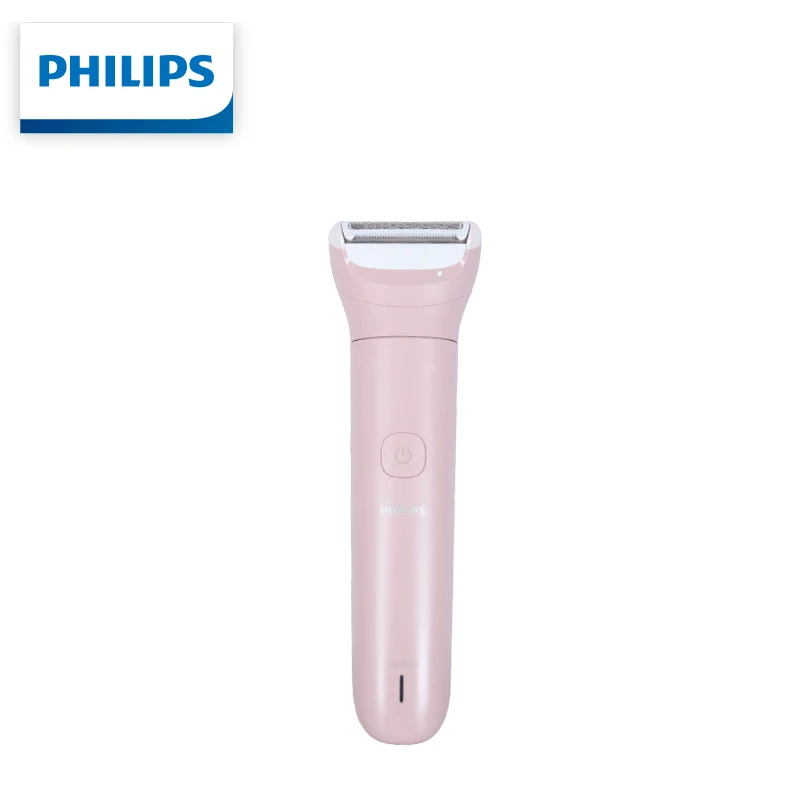 Philips BRL128/80 Pink USB-A Rechargeable IPX7 Wet Dry Electric Hair Remover with 80 Min Runtime and Trimming Comb