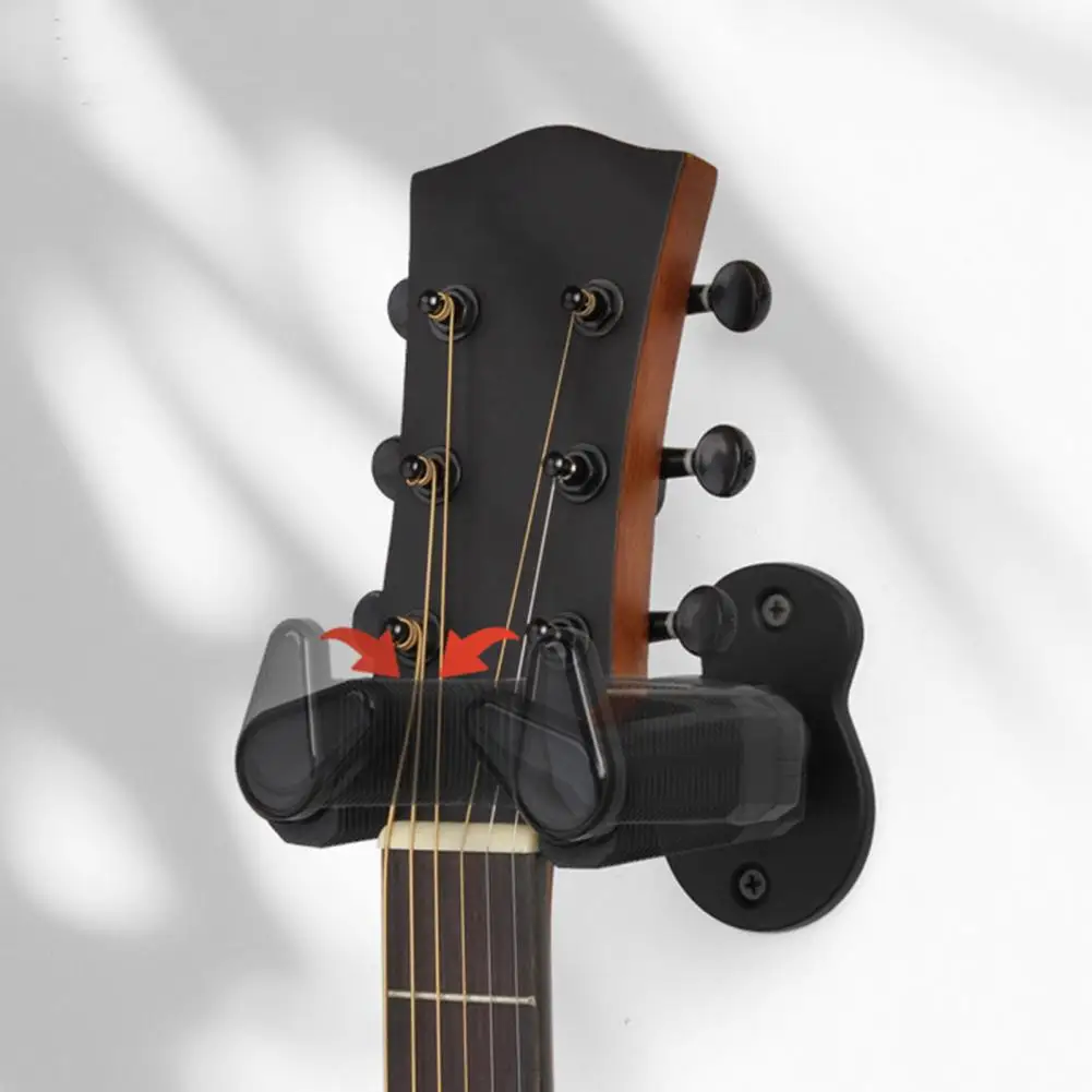 

Auto-lock Guitar Hanger Guitar Holder with Safety Grip Automatic Locking Guitar Wall Mount Hanger for Acoustic for Musicians