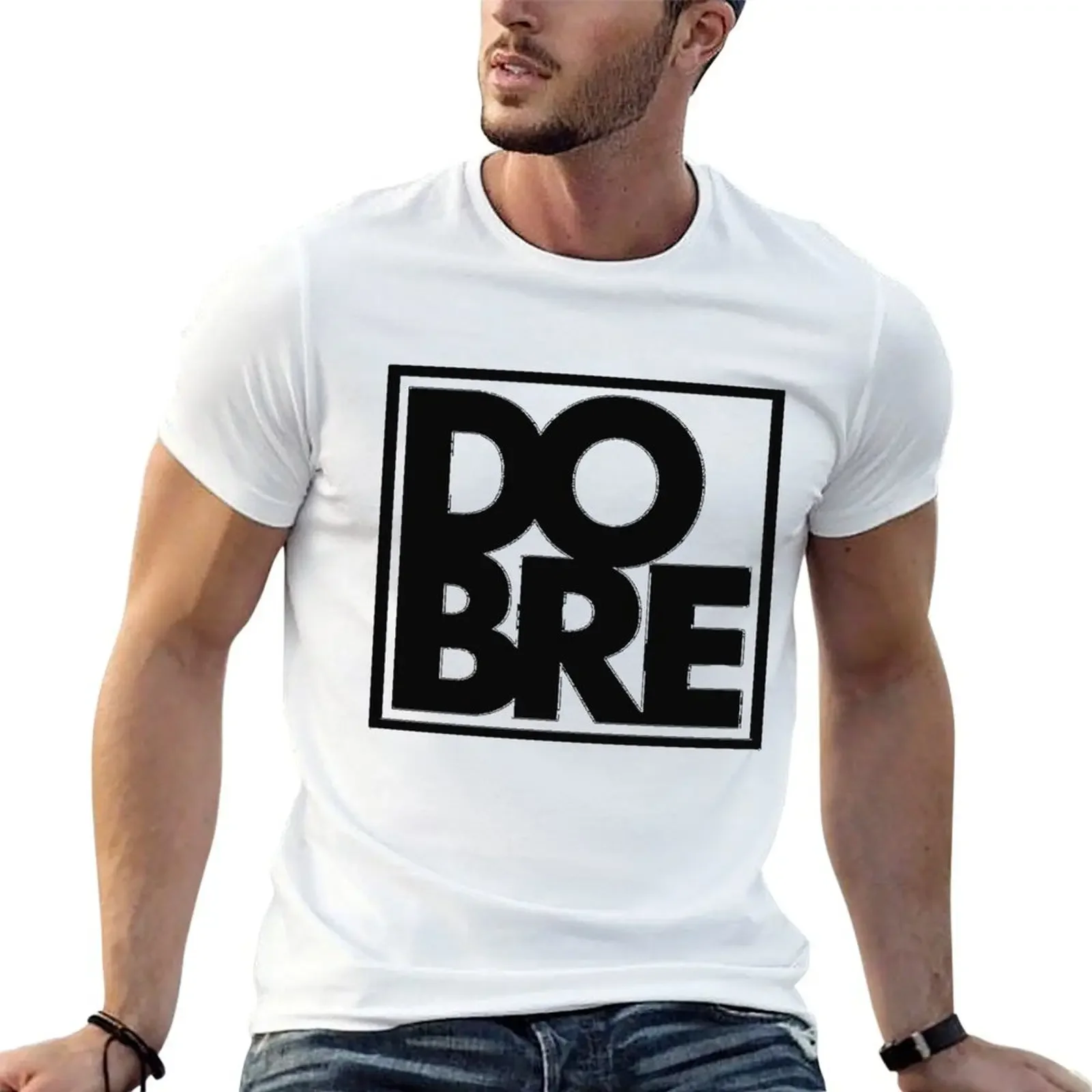 Футболка с логотипом good Brothers, футболка с короткими рукавами из чистого хлопка для весны и осени, 2024