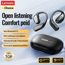 Lenovo LE505 OWS Wireless Earphone Ear Hook Stable Low Latency Bluetooth 6.0 Headphone Long Battery Life Music Waterproof Earbud