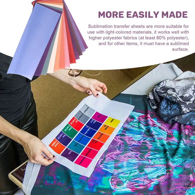 Top-12 Pcs 12X4.5Inch Solid Color Sublimation Transfer Sheets For Tumbler T-Shirts Mugs DIY Sublimation Transfer Paper