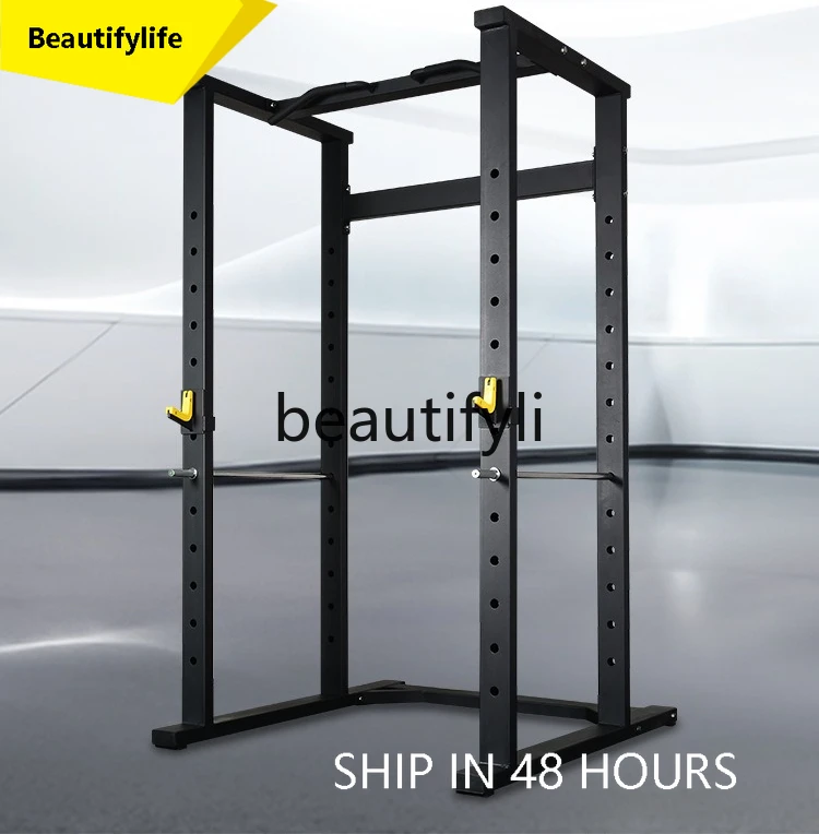 

J3215 Indoor Multifunctional Barbell Weightlifting Commercial Gym Equipment Squat Rack Strength Gantry Training Equipment