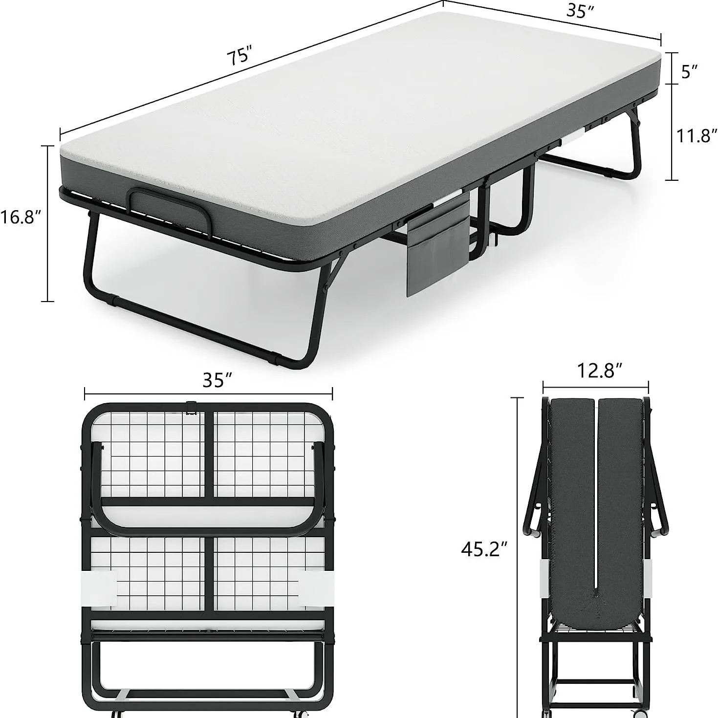 

Amazon folding bed office home single simple lunch break recliner nap chair escort small foreign trade