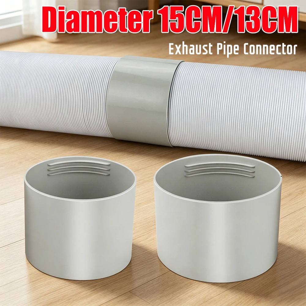 Exhaust Pipe Hose Connector Interface Threaded Adapter for Home Portable Pipe Connector