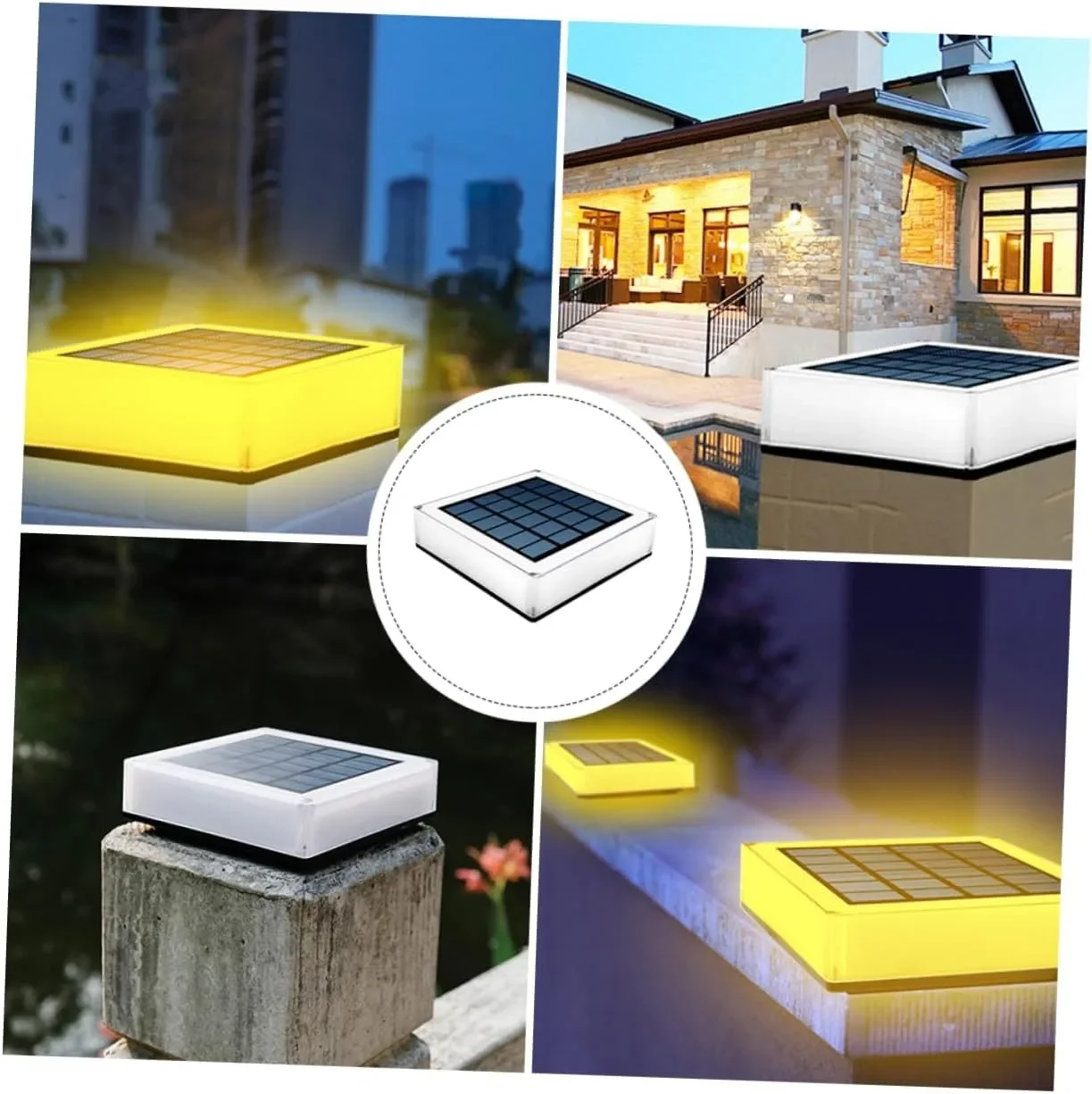 Luces solares para exteriores, luz detigma, luz Led de pared impermeable, luz de césped para jardín de Villa, punto exterior empotrado en el suelo