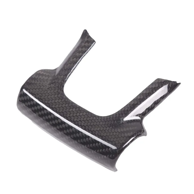 YK ل Abarth 595 956 2017-2025 ريال الصلب ألياف الكربون عجلة توجيه سيارة أسفل غطاء إطاري الكسوة الداخلية اكسسوارات السيارات