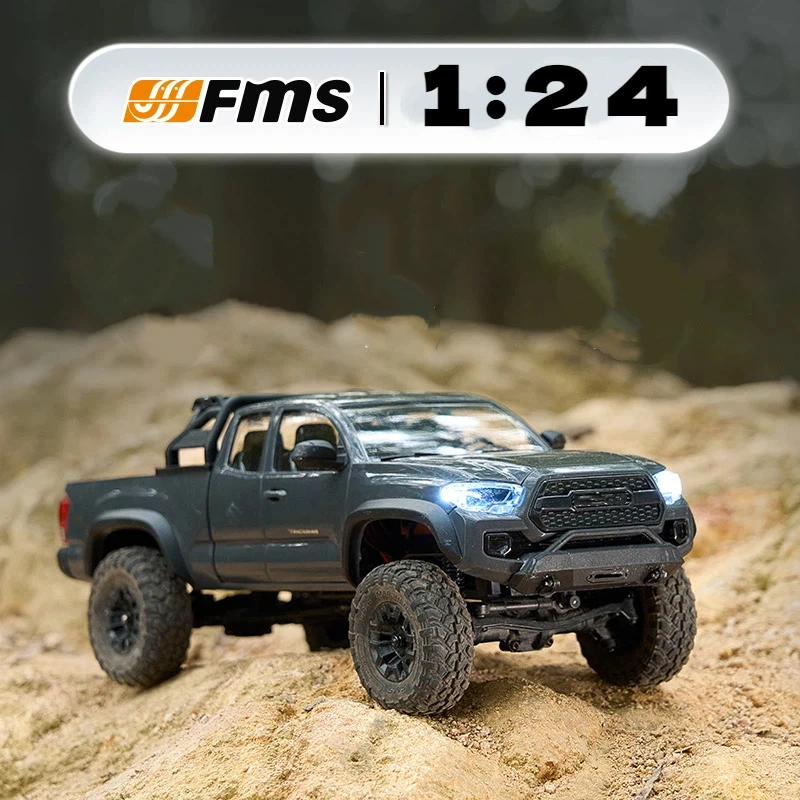 FCX24M 2025 RC simulatie klimauto - FMS 1/24 off-road speelgoed met afstandsbediening voor kinderen