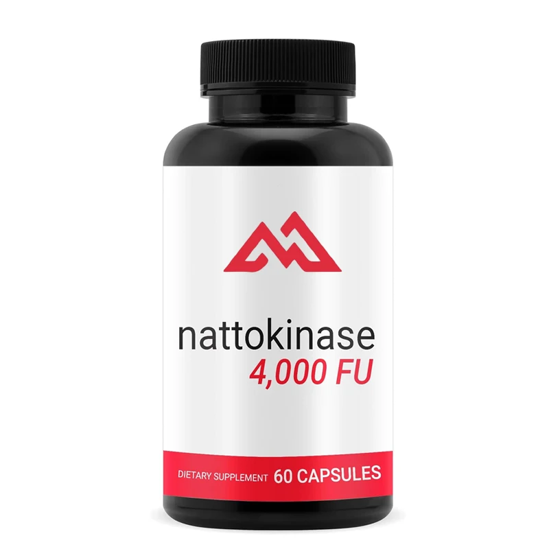 Nattokinase Supplement - Lowering Cholesterol Supports Heart and Brain Health -60 Capsules - Made in the United States