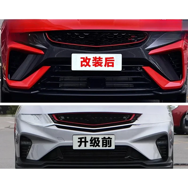

Factory Hot Selling Car Front Bumper Racing Grille With Fog Light Cover Frame Auto Body Kit Accessory