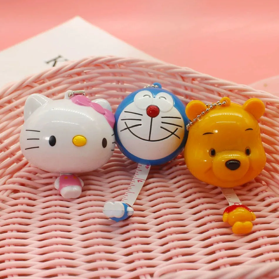 Cinta Métrica Multifuncional de Hello Kitty, Diseño Kawaii 2026, Herramienta de Aprendizaje con Dibujos Animados de Hello Kitty