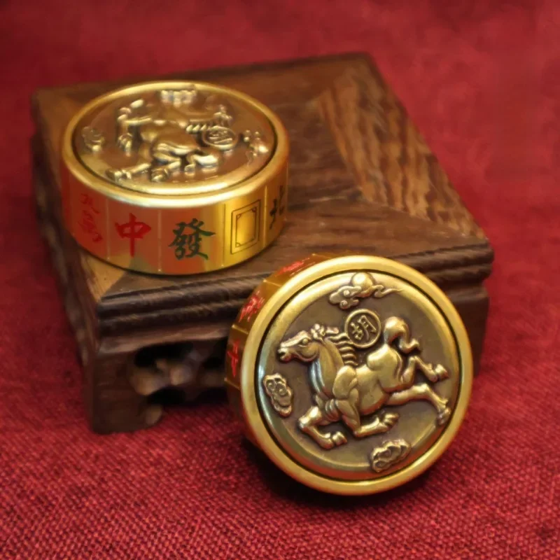 MINI Ornament Hand Fidget Spinner EDC Metal Spinning Top Tip Office Desk Stress Relief Toy Fingertip Gyro Anti anxiety Creative