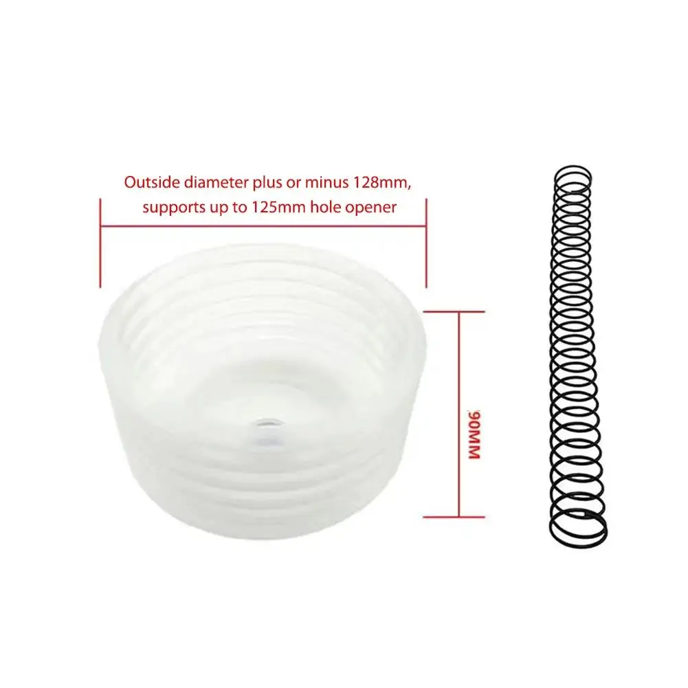 

Silicone Dustproof Impact Hammer Drilling Dust Collector Ash Bowl Electric Drill Dust Cover Power Tool Accessories with Spring