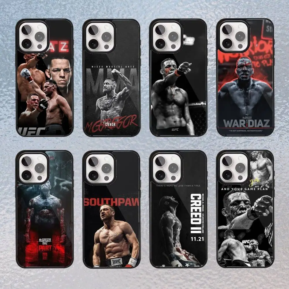 

Nate Diaz Phone Case For iPhone17,16,15,14,13,12,11 Plus,Pro Max Magnetic Magsafe Wireless Charging