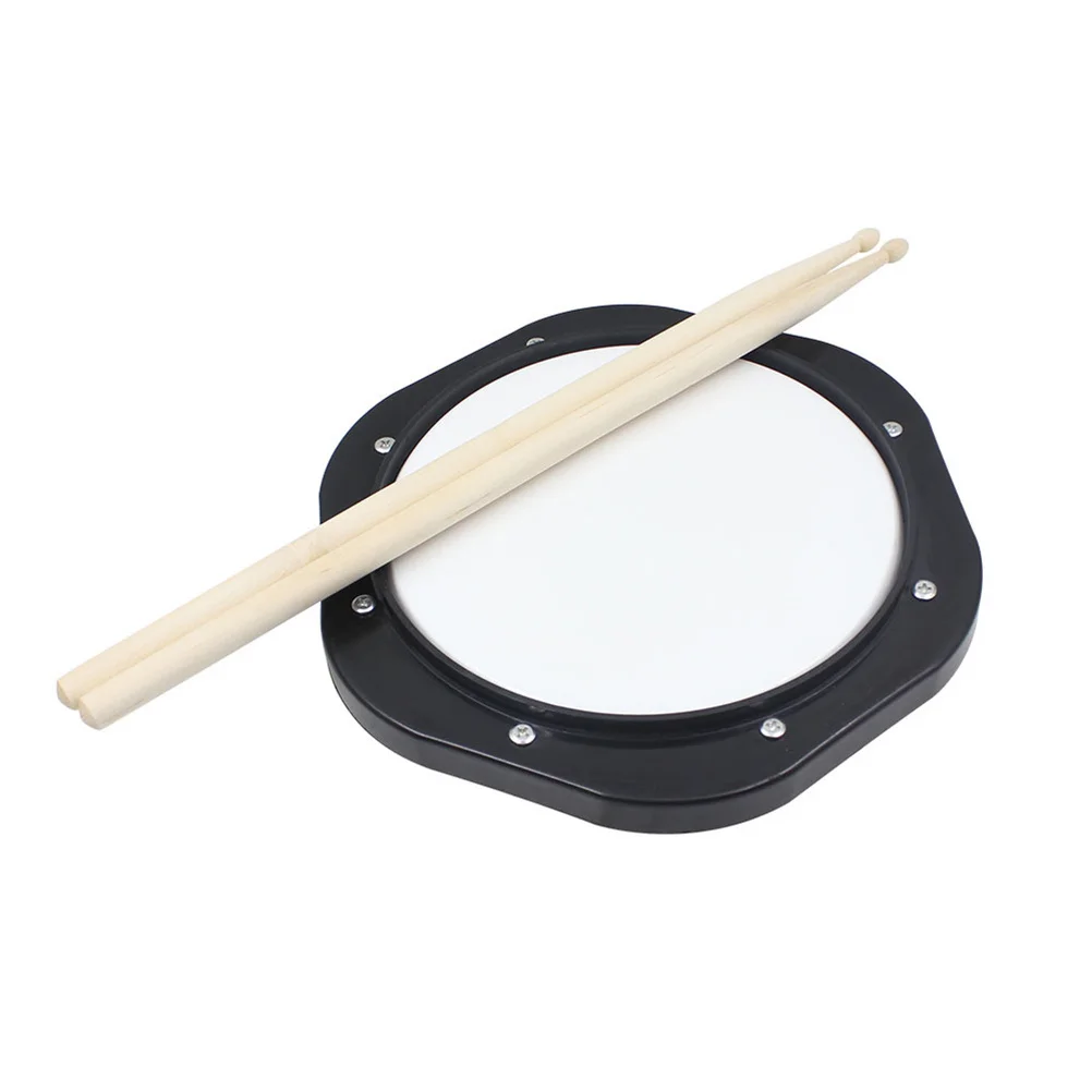 

10 Inch Drum Practice Premium Tunable Silent Pad For Kids Anti-Slip Mountable On Stand Practice Pad With Drumsticks Instrument