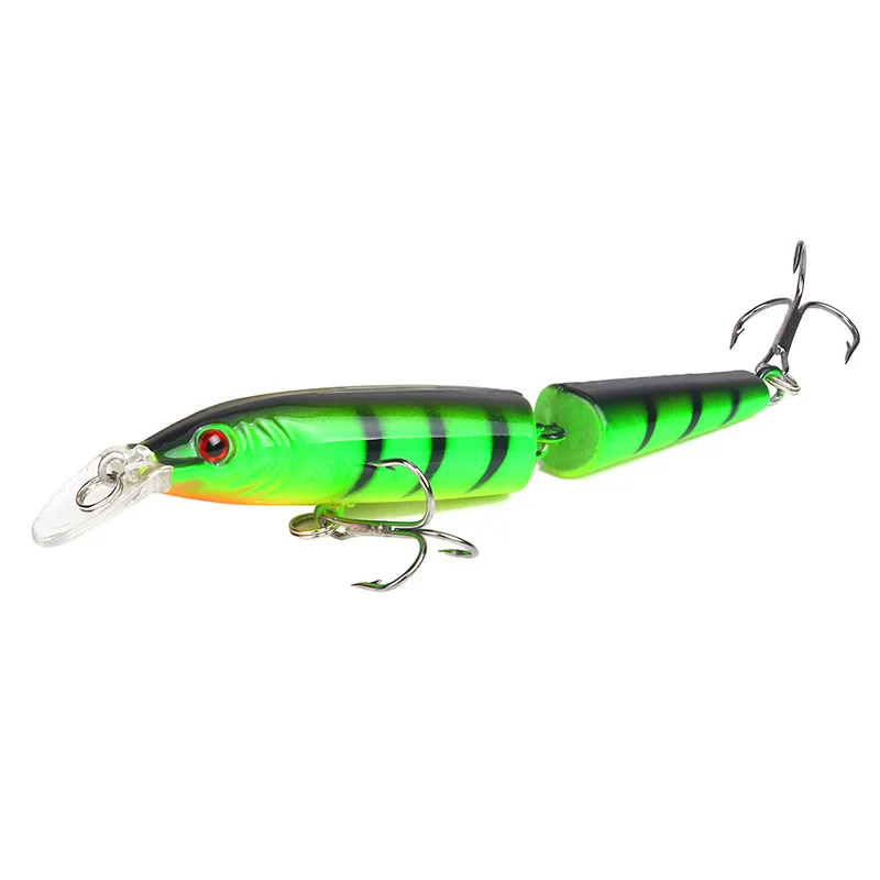 Multi Sections Wobblers Pike 10.5cm 9g Fishing Lures Isca Artificial Jointed Bait Crankbait Minnow For Fishing Carp Tackle