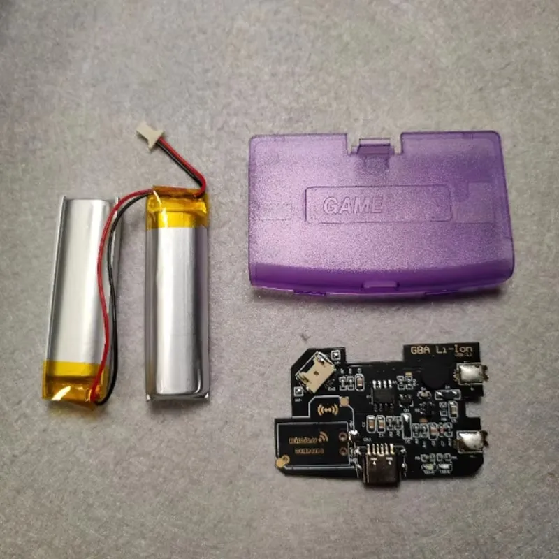 Imagem -05 - Bateria de Lítio Recarregável para Nintendo Game Boy Usb-c Advance Gba Destacável para Uso 1800mah