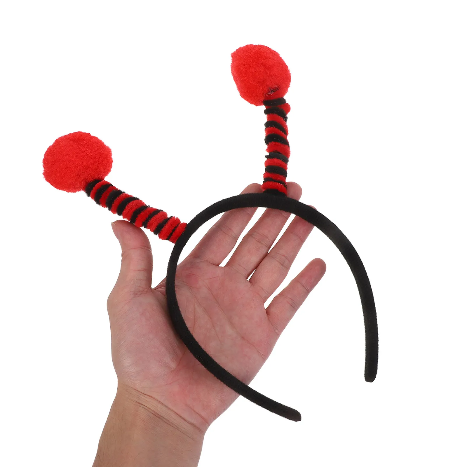 

1 комплект складных крыльев божьей коровки для девочек, яркий аксессуар для костюма на Хэллоуин с регулируемой повязкой на голову, идеально подходит для фотосессий на Хэллоуин