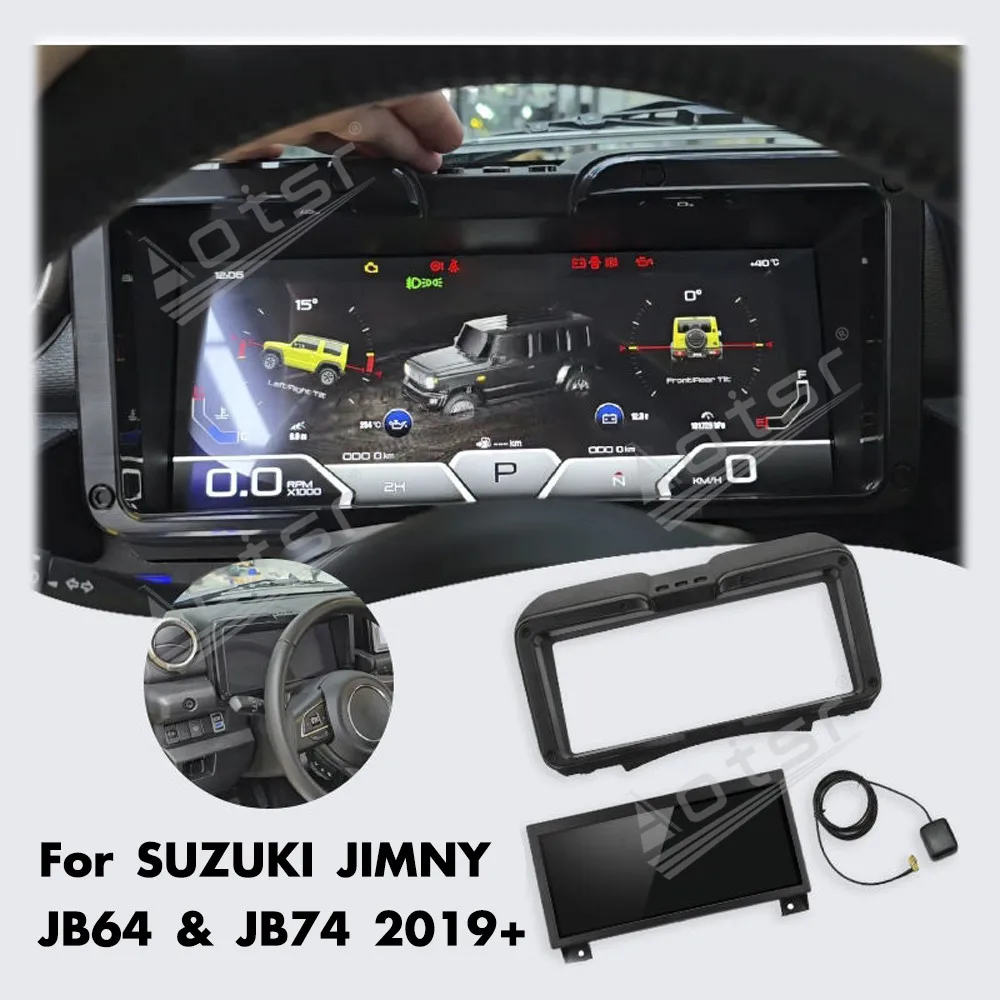 For Suzuki Jimny 2019~2025 Car instrument cluster TPMS Linux LCD Digital Dashboard Panel Modification Car Instrument Display