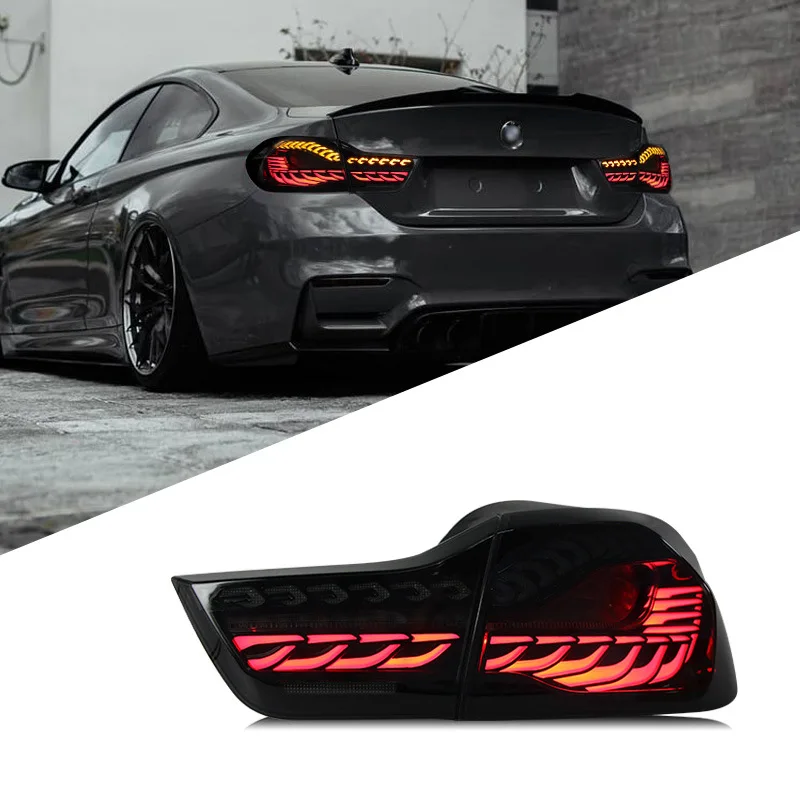 

Suitable for BM 4 series tail light assembly F32 F36 modified F82 dragon scale tail light LED running water signal