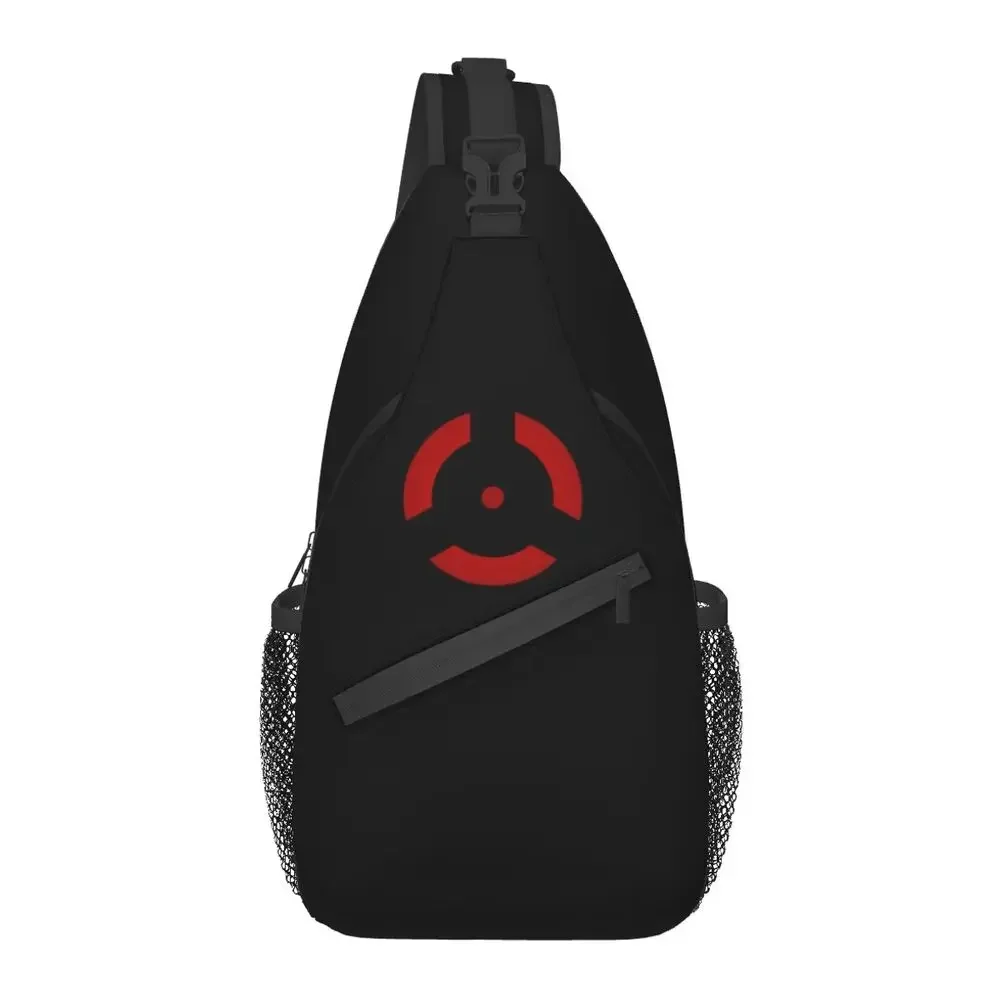 Hokage Sharingan Eye Izuna Sling Bag for Men Cool Mangekyou Shoulder Chest Crossbody Backpack Cycling Camping Daypack