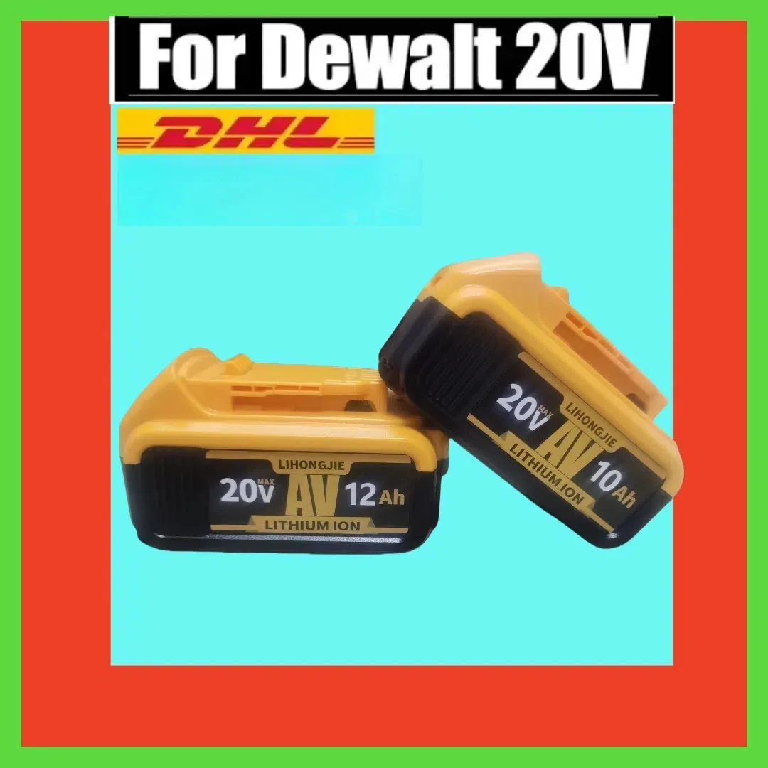 

2025100%20V 6.0Ah 8.0Ah 12.0Ah DCB200 Replacement Li-ion Battery for DeWalt MAX DCB205 DCB201 DCB203 power tool Batteries