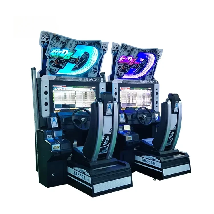 Car race commercial initial d arcade machine coin operated car drive race simulator game machine for game zone