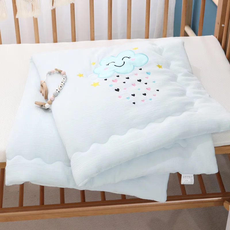 3D 사자 수 놓은 슈퍼 부드러운 솜털 무명 모면 담요 필러 아기 Swaddle 신생아 이불 Duvet 목욕 타월