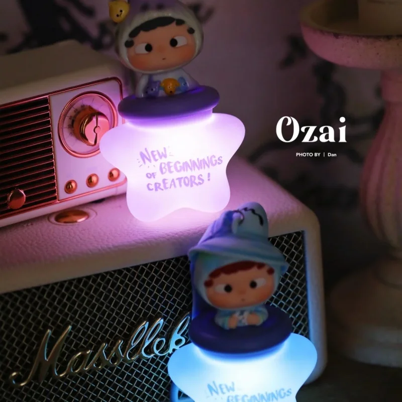 Genuine Ozai New Beginnings Of Creators Series Blind Box Glowing Night Light Pendant Toy Accessories Birthday Gift Mystery Box