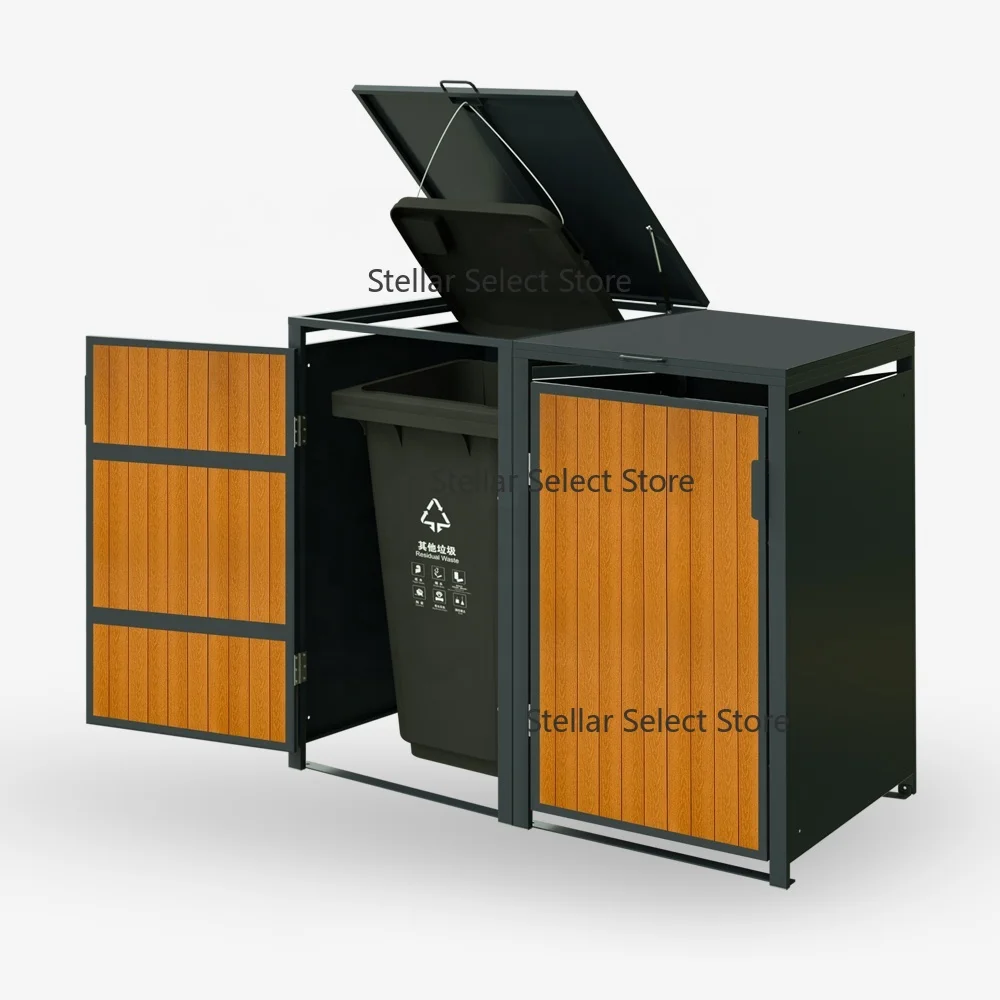 Trash Bin Enclosure Wheelie Bin Storage Garbage Bin Box Outdoor