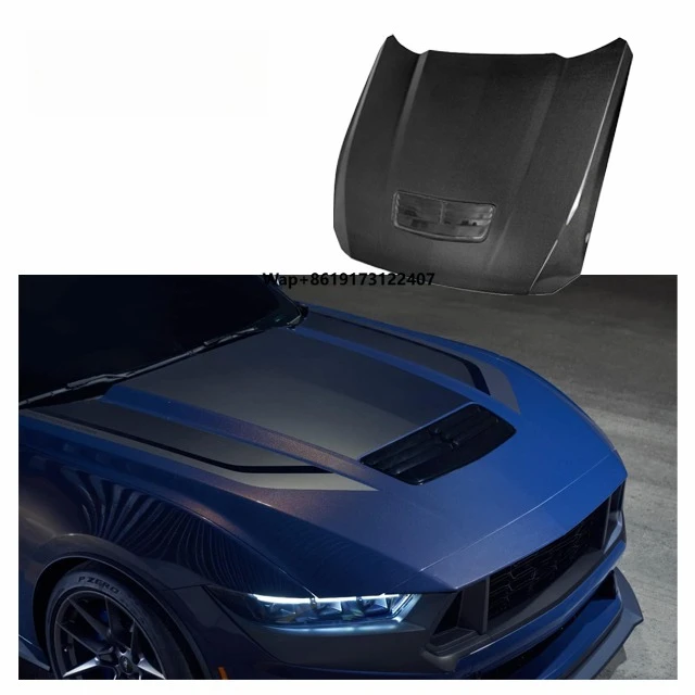 Carbon GT Hood for  Mustang 2024+ S650 Upgrade GT Style Carbon Fiber Engine Bonnet Hood