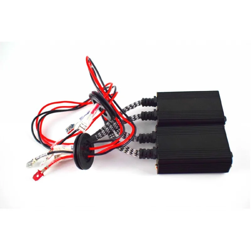 LED Anti-Flicker Decoder, 2Pcs LED Canbus Phare Décodeur Dispositif Anti-Flicker Résistances Erreur Canceller pour H7