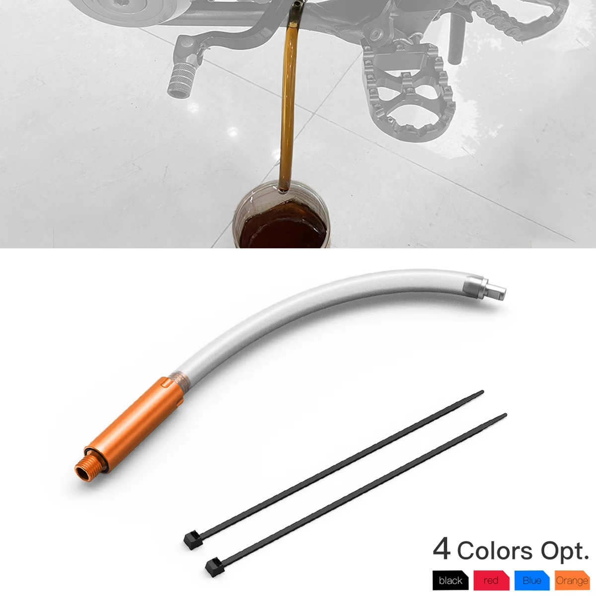 

NICECNC For KTM EXC 300 EXC 250 2017-2025 2024 XCW 300 25cm Oil Drain Tool Kit For Husqvarna TE 300 For GasGas EC 300 2021-2025