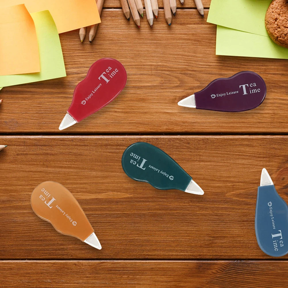 12 шт., портативный набор корректирующих лент, ленты для письма для студентов, школьные принадлежности, двуглавые, без царапин, без теней, компактные