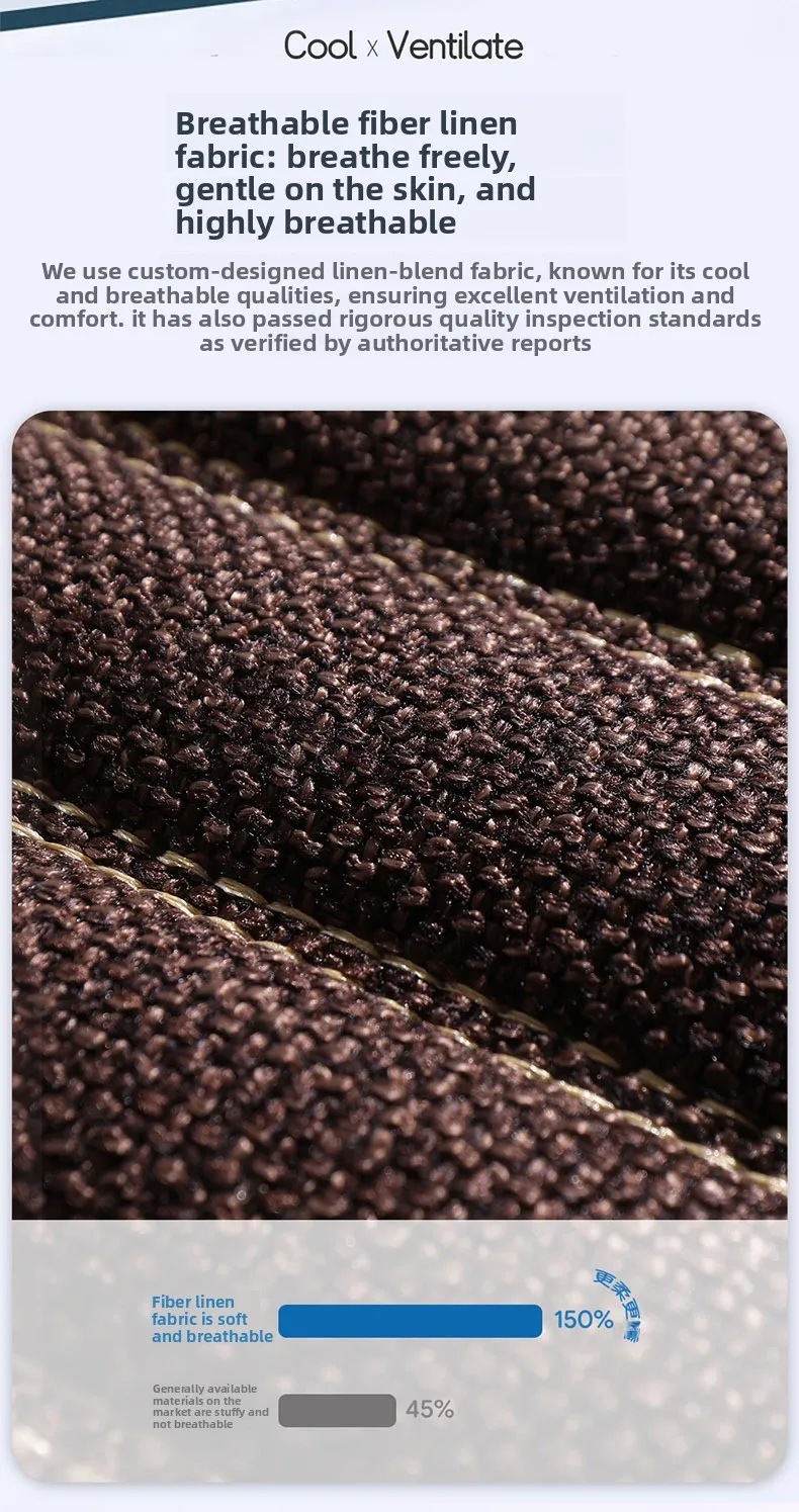 Universal Linen Car Seat Cover Four Season Auto Flax Comfortable Breathable Anti-Slip Covers Cushion SUV Car Seat Protection