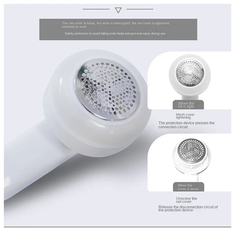 ABGU Lint Remover Clothes Fuzz Trimmer Machine Electric Portable Rechargeable Fabric Shaver Remover for Clothes