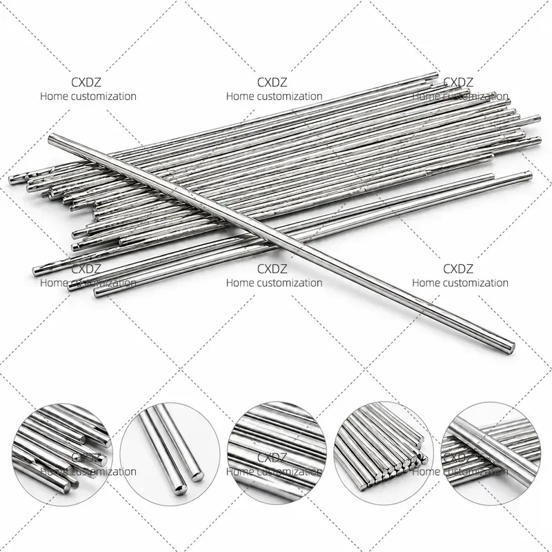 50pcs 2 3mm Diameter Model Axle Gear Drive Shaft Iron Toy Accessories for RC Car Robot DIY Tech Production Spare Parts