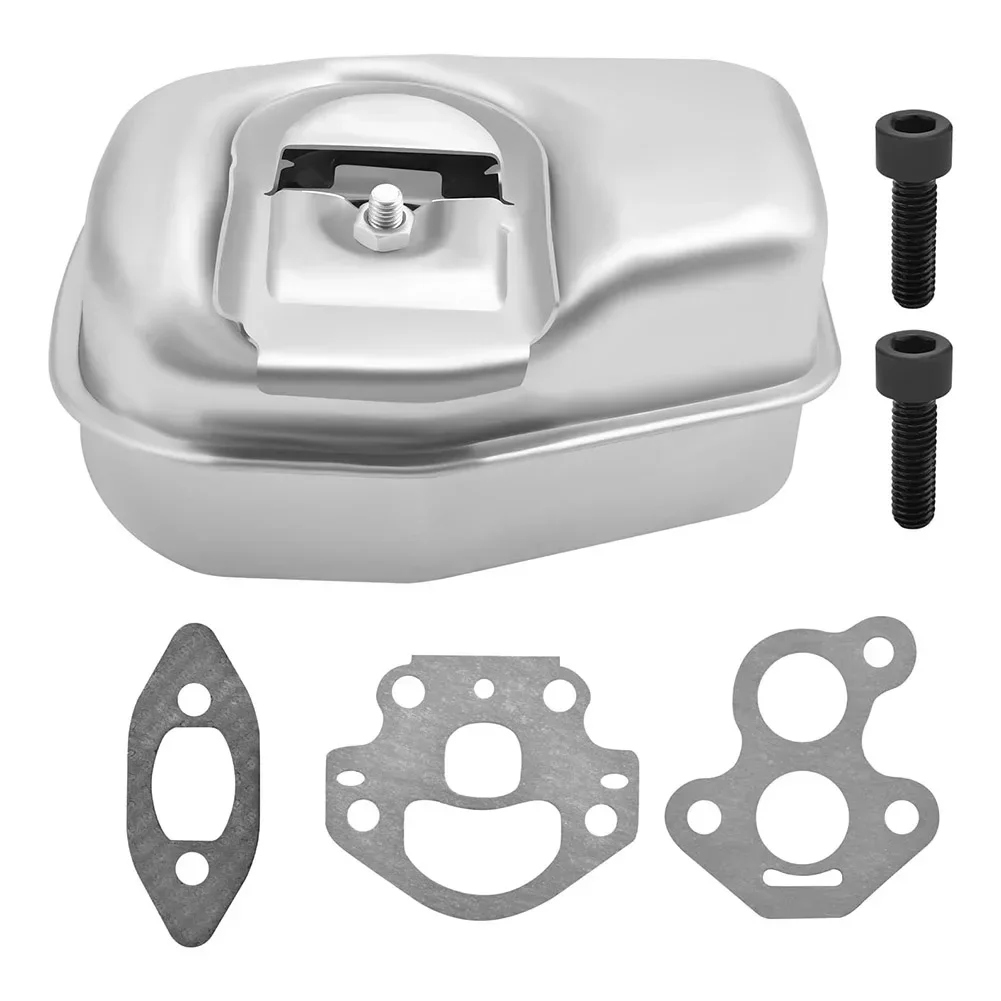 

Muffler Assembly Compatible with Various Chainsaw Models Including 120 PL3314 &PR4218 Reduce Noise & Enhance Functionality