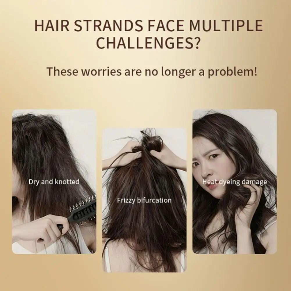 Collagen Keratin Shampoo 100ml - Nourishes Hair Roots, Softens and Shines, Gentle Repair, Pump Head Design