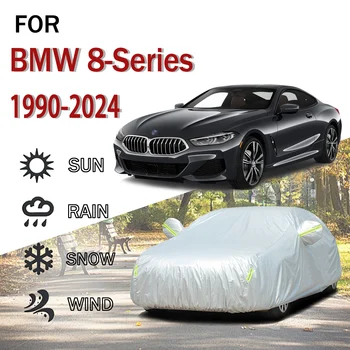 For BMW 8-Series 1990-2024 outdoor protection full 190T car snow cover sunshade dustproof cover car covers exterior accessories