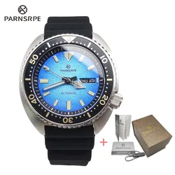 PARNSRPE Diver's Luxury Men's Automatic Mechanical Watch Japan NH36A Black Movement Aseptic Dial Sapphire Glass Week Date