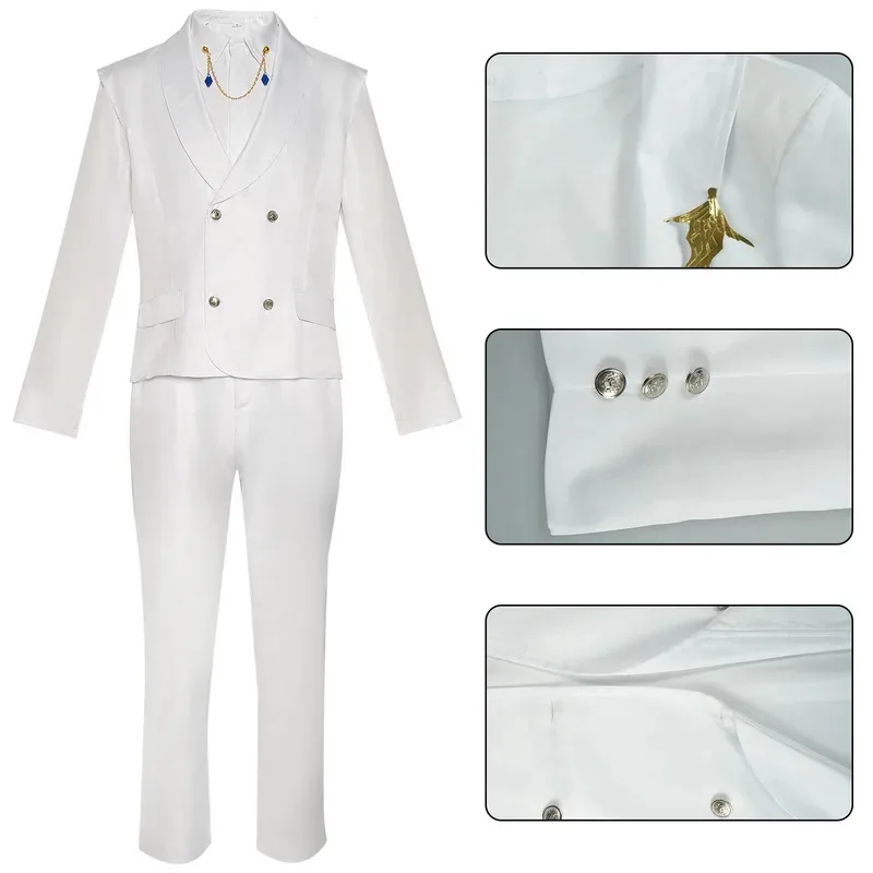 Xavier Sylus Caleb, female lead, costume game, love and deep space, Mc Cosplay costume, wig, anime exhibition, disguise costume