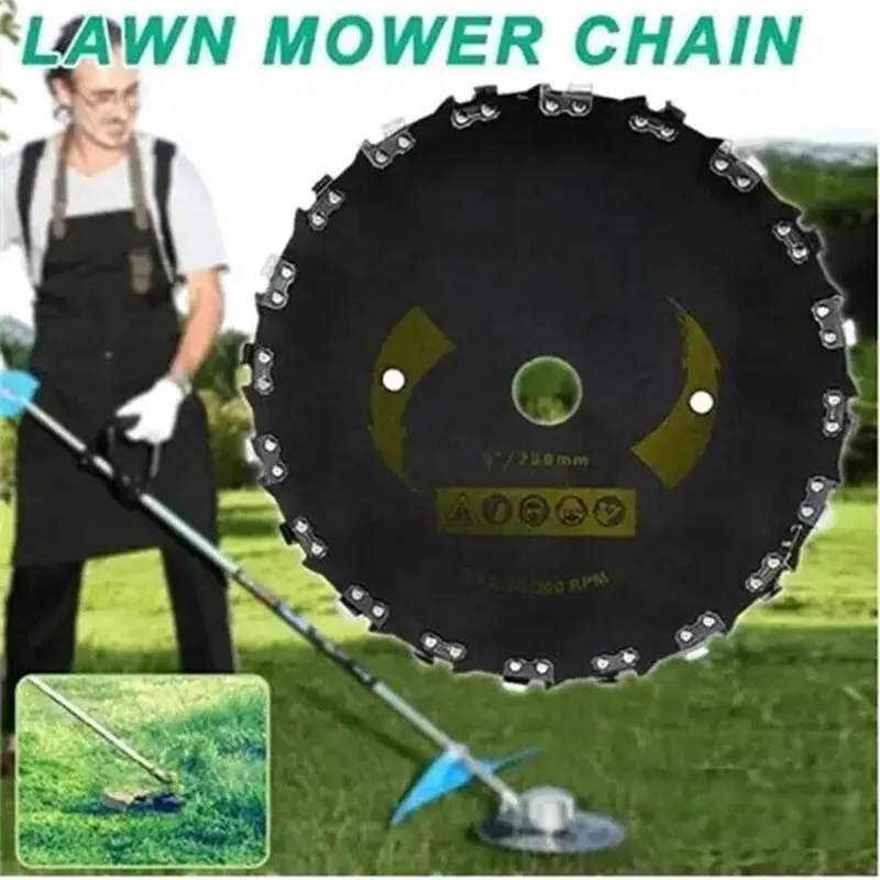 

9 Inch Steel Grass Trimmer Head Mowing Lawnmower Parts 20-Tooth Disc Blade Grass Brush Cutter for Lawn Mover Head Supplier