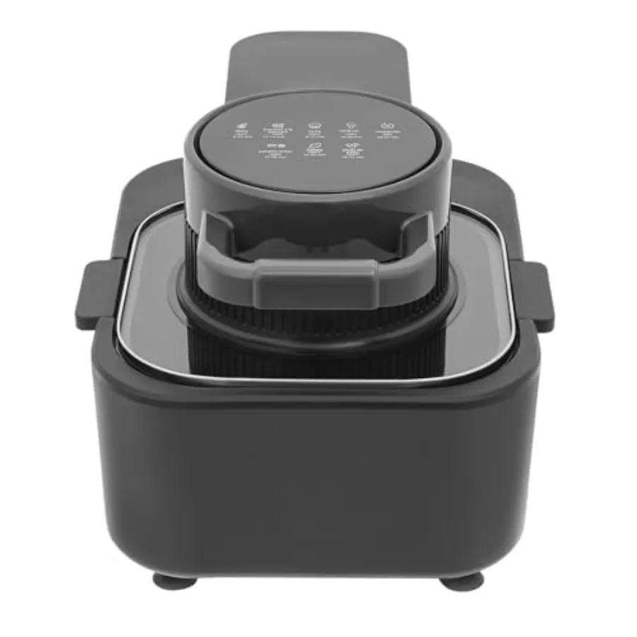 

9L Portable Digital Air Fryer with Touch Screen 1350W Countertop Air Fryer Non Toxic Large Capacity 360 Roasting Basket for Chi