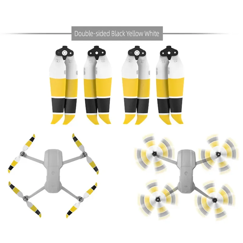 Camera Drones Foldable 7238F Propellers for DJI Mavic Air 2 / AIR 2S Low Noise CW CCW Props Quick-Release Propeller Blades
