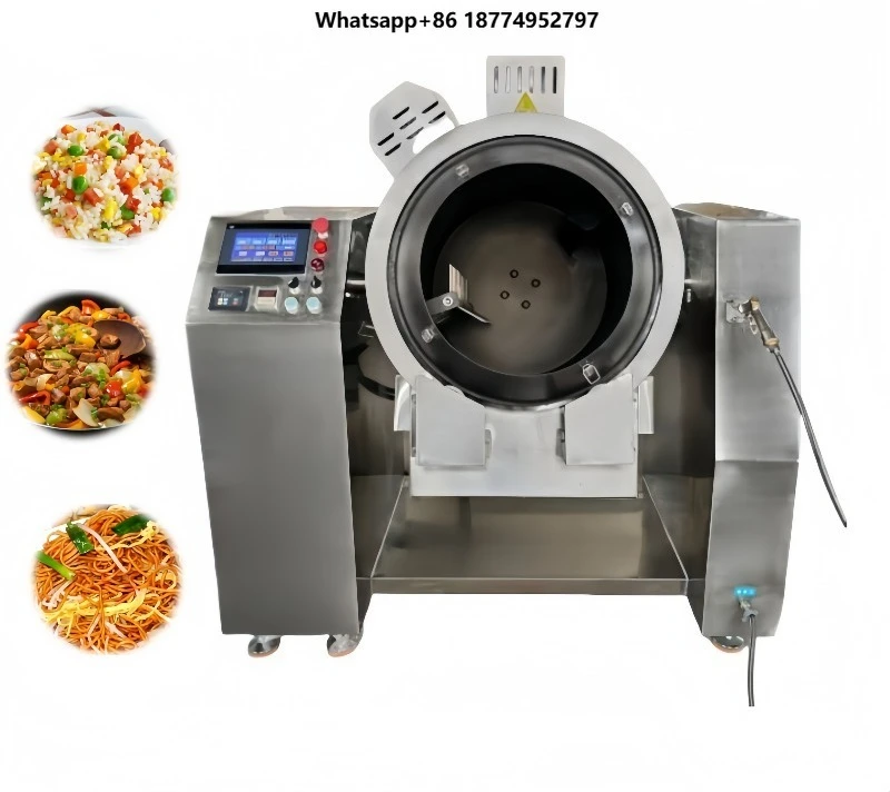 Commercial Cooking Machine Robot  Restaurant Kitchen Fried Rice Roaster Machine Automatic Robot Stir Fry Auto Cooking Machine