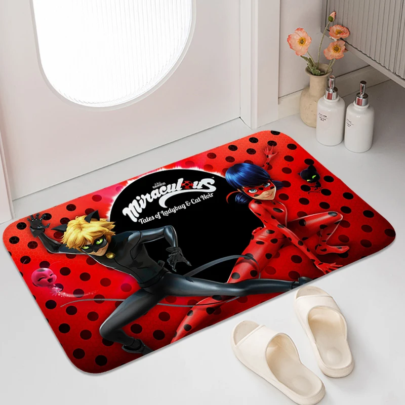 Funny Doormat Z-Miraculouss Entrance Door Room Decorating Items Bath Rug Aesthetic Kitchen Carpet for Bedroom Non-slip Mat