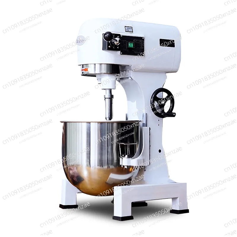 

B15B20 Миксер Коммерческий миксер для теста Трехфункциональный мощный взбиватель для яиц Разминание теста Наполнение кремом шеф-повара Машина для свежего молока